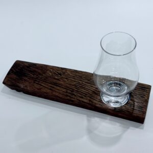 Whisky Barrel Stave & Glass Set